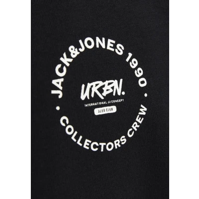 Imagen de JACK &amp; JONES Jjsimon Sudadera con Capucha Cremallera, Negro, XL para Hombre