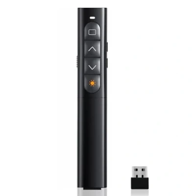 Imagen de NXPUXP Wireless Presenter,Puntero de Control Remoto Presentación Inalámbrico,Puntero Presentaciones,Presentación Remota Diapositivas Para Presentaciones PowerPoint(Negro)