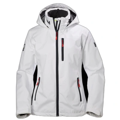 Imagen de Helly Hansen W Crew Hooded Jacket Chaqueta, Blanco, S Mujer