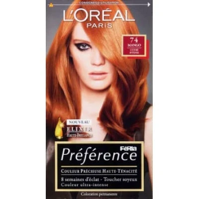 Imagen de L &#039;Oréal Paris Préférence Coloración permanente, cobre intenso