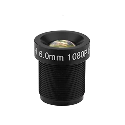 Imagen de Diyeeni Lente de Cámar 6 mm 2 Millones Píxeles,Protección 24 Horas Cámara Seguridad IR con 58 , Adecuada para Chips CCD 1/3 y 1/4 Pulgada