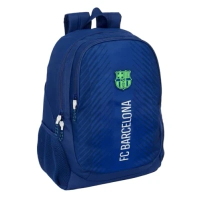 Imagen de Safta F.C. BARCELONA NAVY BLUE Mochila Escolar Infantil, Ideal para Niños de Diferentes Edades, Cómoda y Versátil, Calidad Resistencia, 32x16x44 cm