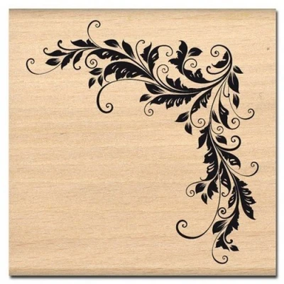 Imagen de Florilèges FF211148 Sello Diseño Deco Scrapbooking ángulo Beige 8 x 2,5 cm