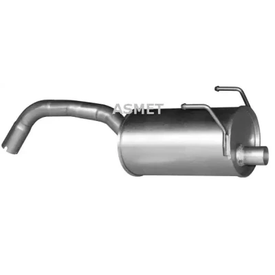 Imagen de ASMET 16.072 Silenciador trasero FIAT: 500 Hatchback, Panda II Hatchback