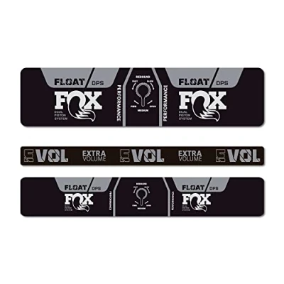 Imagen de STAR SAM Pegatinas Compatibles con amortiguador bici Fox Float Performance DPS EVOL 2021 Gris 1 CMT