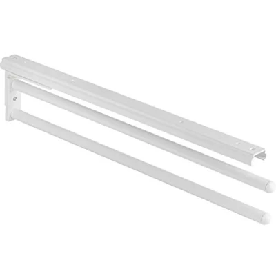 Imagen de Diseño toallero Extensible baño &amp; Cocina de Armario ( Modelo h6007 Color Blanco Revestimiento Vajilla 1 Longitud 465 mm, Fabricado en Alemania