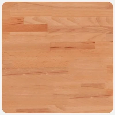 Imagen de vidaXL Tablero de Mesa Cuadrado Madera Maciza Haya 40x40x4 cm