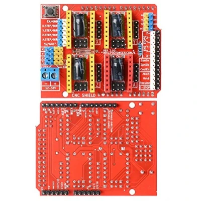 Imagen de DollaTek CNC Escudo A4988 V3 Grabador Expansión Placa Impresora 3D para Arduino