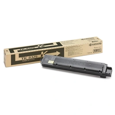 Imagen de Kyocera TK8325K Tóner, capacidad 18000 páginas, color negro