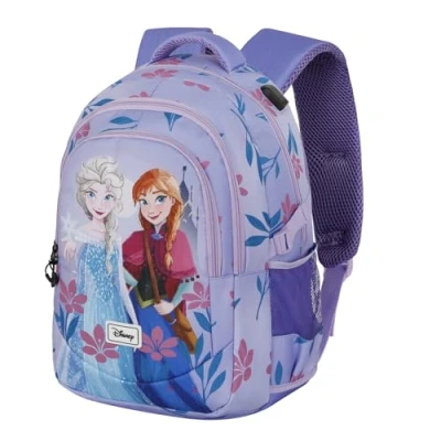 Imagen de Karactermania Disney Frozen DEAR PLUS Running Mochila escolar para niños, Talla: One Size, Lila