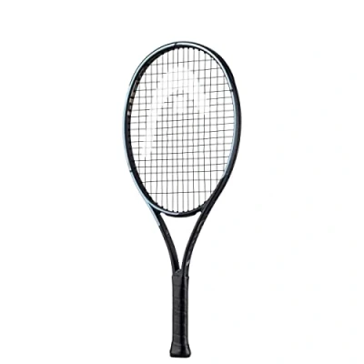 Imagen de Raqueta de Tenis HEAD Gravity Jr.25 2023, Negra, empuñadura Talla 07, 8 10 años