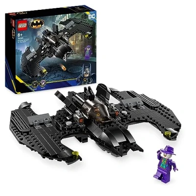 Imagen de LEGO 76265 DC Batwing: Batman vs. The Joker, Avión Icónico de Juguete la Película 1989 con 2 Minifiguras, Juego Clásico Superhéroes, Idea Regalo Cumpleaños para Niños y Niñas
