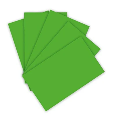 Imagen de Folia Arcilla, 130 g/m², Papel de Dibujo en Verde Hierba, DIN A3, 50 Hojas, como Base para numerosas Manualidades, Color (MAX Bringmann KG 6355)