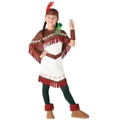 Imagen de Boland disfraz de Nativa Dakota para niña, fiestas temáticas o carnaval, Americana, Salvaje Oeste
