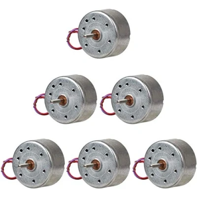 Imagen de ICQUANZX 6 unidades DC 3 V 1730 RPM Mini Motor eléctrico para DIY Juguetes Generador de turbinas eólicas