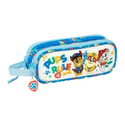 Imagen de Safta Paw Patrol PUPS Rule Portatodo Doble Niño, Estuche Infantil, Ideal para Niños en Edad Escolar, Cómodo y Versátil, Calidad Resistencia, 21x6x8 cm, Color