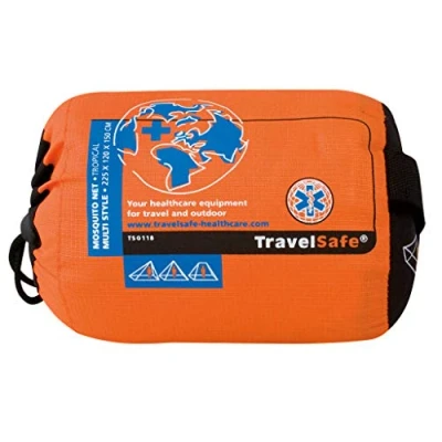 Imagen de Travelsafe Mosquitoneta Ts118, Estilo Mediano, a Prueba de Tropicales, 1 Persona, Color Blanco