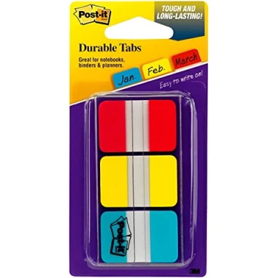 Imagen de Post it Tabs, ,1&quot;x1 1/2&quot;, 36 Tabs/PK, Assorted, Sold as 1 Package