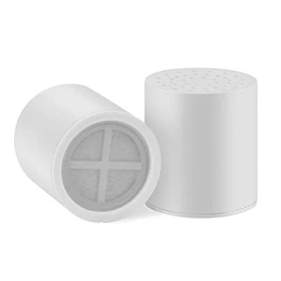 Imagen de Filtro Ducha Antical, Cartucho de Recambio para 10 Fases 2 Piezas Eliminar Olor a Cloro y Ablandar el Agua