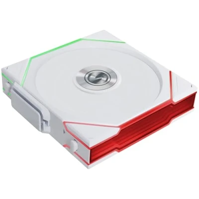 Imagen de Lian Li UNI Fan TL Ventilador inalámbrico para PC (120 mm, RGB, con hoja inversa gaming, color blanco, 26 ledes ARGB, hasta 2.300 rpm, alto flujo de aire, baja vibración, silencioso)