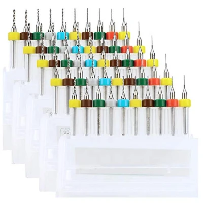 Imagen de WayinTop 50 unids Pcb Drill Bits Set Taladro Conjunto Tungsteno Carburo 0,3mm 1,2mm Micro Grabado Herramientas para Circuito Junta (5 cada)
