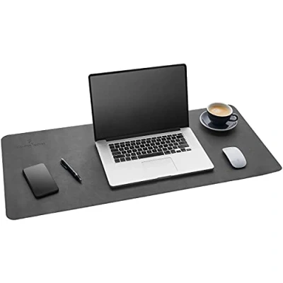 Imagen de Gallaway Leather Almohadilla de escritorio Alfombrilla ratón grande 36 x 17 pulgadas para oficina en casa, accesorios escritorio, protector