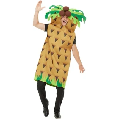 Imagen de Smiffys Disfraz de palmera, Verde, con tabardo