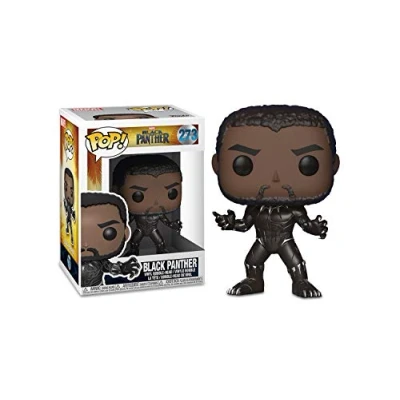 Imagen de Funko Pop! Marvel: Black Panther 1/6 de Probabilidades Obtener la Rara Variante Chase Figura Vinilo Coleccionable Idea Regalo Mercancia Oficial Movies Fans
