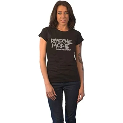 Imagen de Depeche Mode People Are Mujer Camiseta Negro L, 100% algodón, Regular