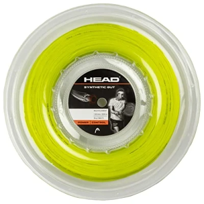 Imagen de HEAD Intestino sintético Cuerda de Tenis, Unisex, Amarillo, 16g