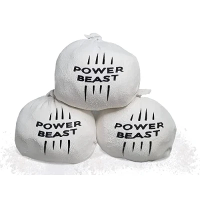 Imagen de Power Beast 3X Bolas Tiza de Magnesio, Chalk, Chalk Ball, Magnesio para Crossfit 60 Gr, Escalada, Levantamiento Pesas, Halterofilia, Poledance, Baile en Barra, Padel, Tenis, Calistenia.