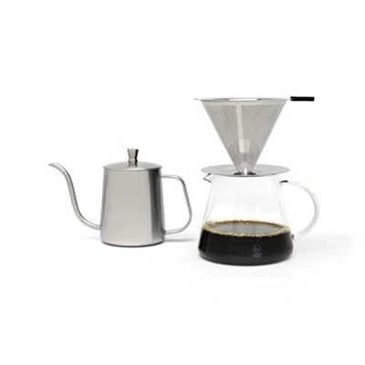 Imagen de LEOPOLD Slow Coffee INLV113012, 500 milliliters, Inoxidable, Blanco