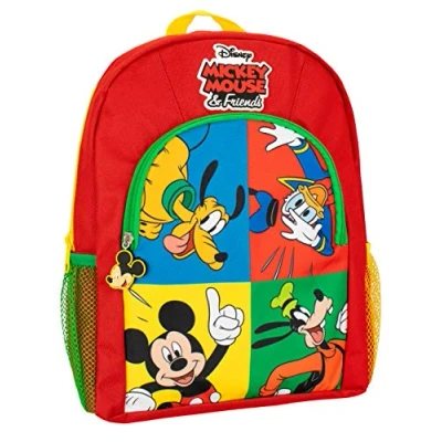 Imagen de Disney Mochila Mochilas Escolares Mickey Mouse Bolso Infantil Donald Goofy Pluto