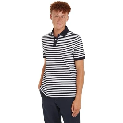 Imagen de Tommy Hilfiger Polo, Hombre, Talla: Large, Desert sky / white