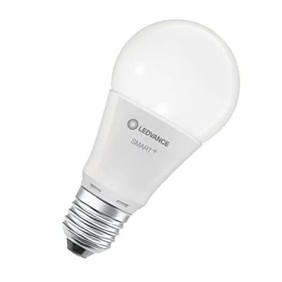 Imagen de LEDVANCE Lámpara LED inteligente con tecnología WiFi, enchufe E27, Regulable, blanco cálido (2700 K), reemplaza las lámparas incandescentes por 60W, SMART+ WiFi Classic paquete de 1