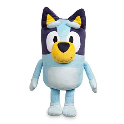 Imagen de Bluey Jumbo Plush de 40 centímetros, Peluche del Perrito Color Azul, como en la Serie Infantil, Suave y blandito, para abrazar acompañar a Tus Hijos, Famosa (BLY05000)
