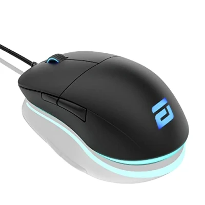 Imagen de ENDGAME GEAR XM1 RGB Ratón para Juegos con Cable Sensor óptico PWM3389 50: 16,000 dpi Kailh GM 4.0 60M Interruptores 1 ms Tiempo de Respuesta Ergonómico Ligero 82g Negro