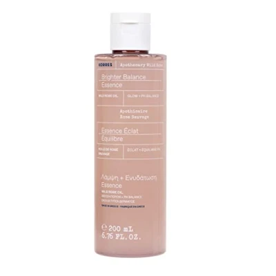 Imagen de KORRES APOTHECARY WILD ROSE Esencia equilibradora para tez radiante, 200 ml, dermatológicamente probada, vegana