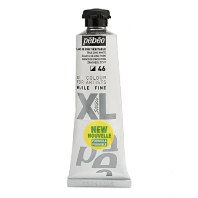 Imagen de Pebeo huile xl 37ml olio, metallo, bianco zinco imitazione, 37 ml, unità