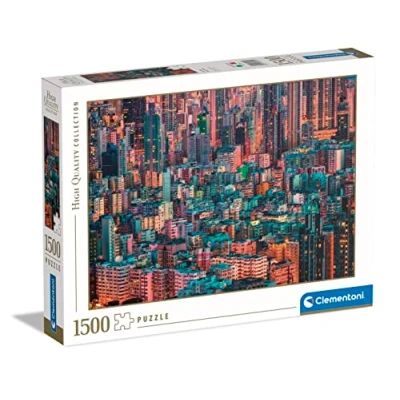 Imagen de Clementoni Puzzle Adulto 1500 Piezas Edificios The Hive, Hong Kong Desde 14 años (31692)