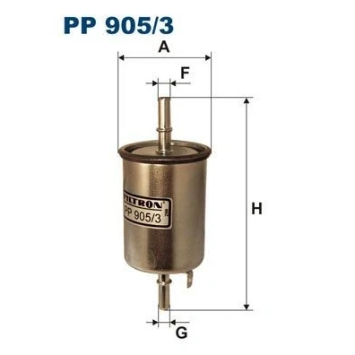 Imagen de FILTRON PP 905/3 Filtro Combustible de tubería 8 CHEVROLET: Aveo / Kalos Hatchback, Berlina