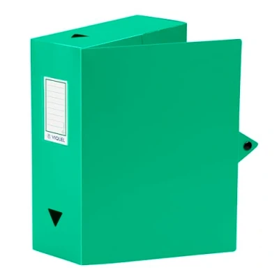 Imagen de Viquel Class Doc Caja para archivar (polipropileno, ancho 100 mm, color verde