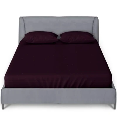 Imagen de GC GAVENO CAVAILIA sábana Bajera Ajustable para Cama Individual, de 25 cm Profundidad con Esquinas elásticas, polialgodón 90 x 190 cm, Color Baya