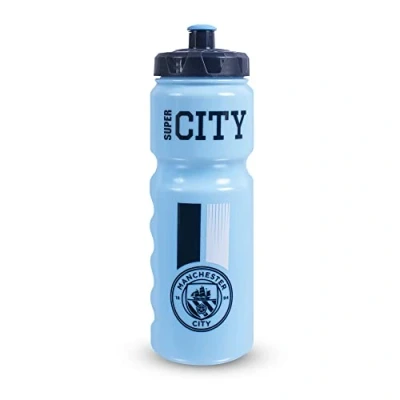 Imagen de Team Merchandise 750ml Plastic Bottle Botella, Adultos Unisex, Man City (Multicolor), Talla Única
