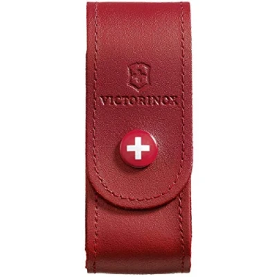 Imagen de Victorinox, Belt Pouch Leather, Accesorios, Funda para Navaja Multiuso Suiza, Bolsa chuchillo, cuero, rojo