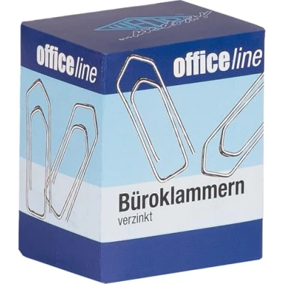 Imagen de WEDO Paper Clips 32 mm Pointed Pack of 100 Glossy Galvanised