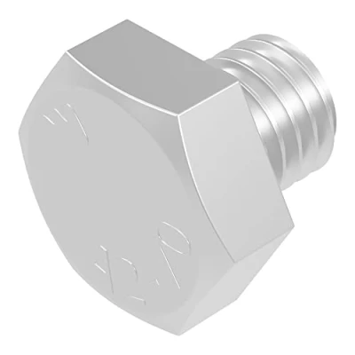 Imagen de Tornillo de cabeza hexagonal SECCARO M8 x 10 mm, acero inoxidable V2A VA A2, DIN 933 / ISO 4017, hexagonal, 20 piezas