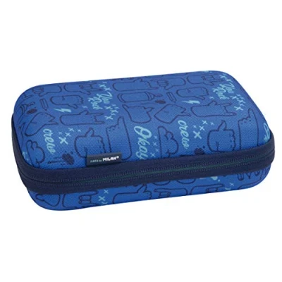 Imagen de Kit semirrígido 2 estuches con contenido Give me 5, azul