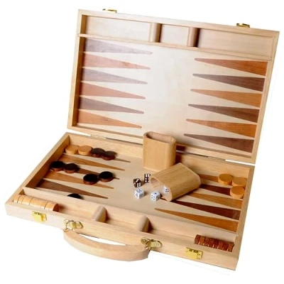Imagen de Engelhart Juego de Backgammon Madera con Incrustaciones 150536