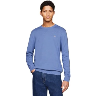 Imagen de Tommy Jeans SLIM Essential Light Sweater Jersey de punto, Hombre, Talla: 44, Charmed